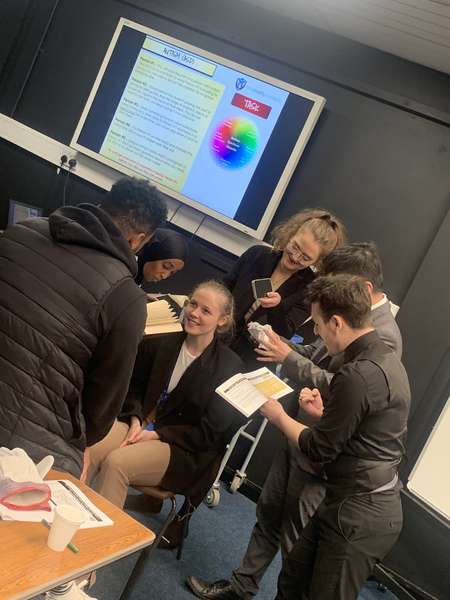 streetlysen's tweet photo. Enjoyed delivering to our #SCITTS today, simulating various #SEND barriers. The trainees valued an insight into daily difficulties some students face & were empowered with knowledge, awareness & strategies to scaffold & support #inclusive learning https://t.co/A4Sgrc0zAX