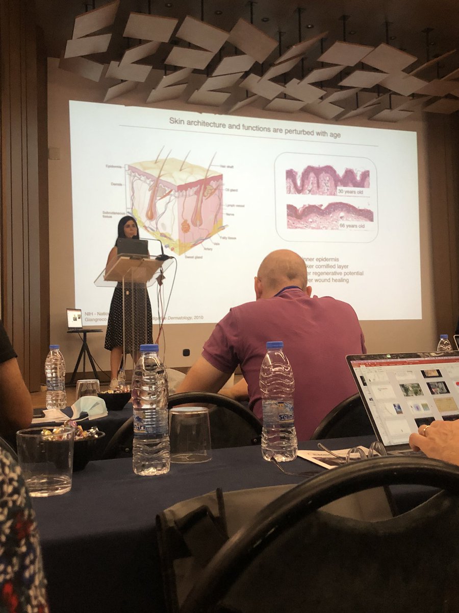 AznarLab's tweet photo. Amazing first day of #EMBOaging20 conference full of great talks! Great to see our very own @palomasocas presenting one of our projects 👏 https://t.co/DenBqR4NfO