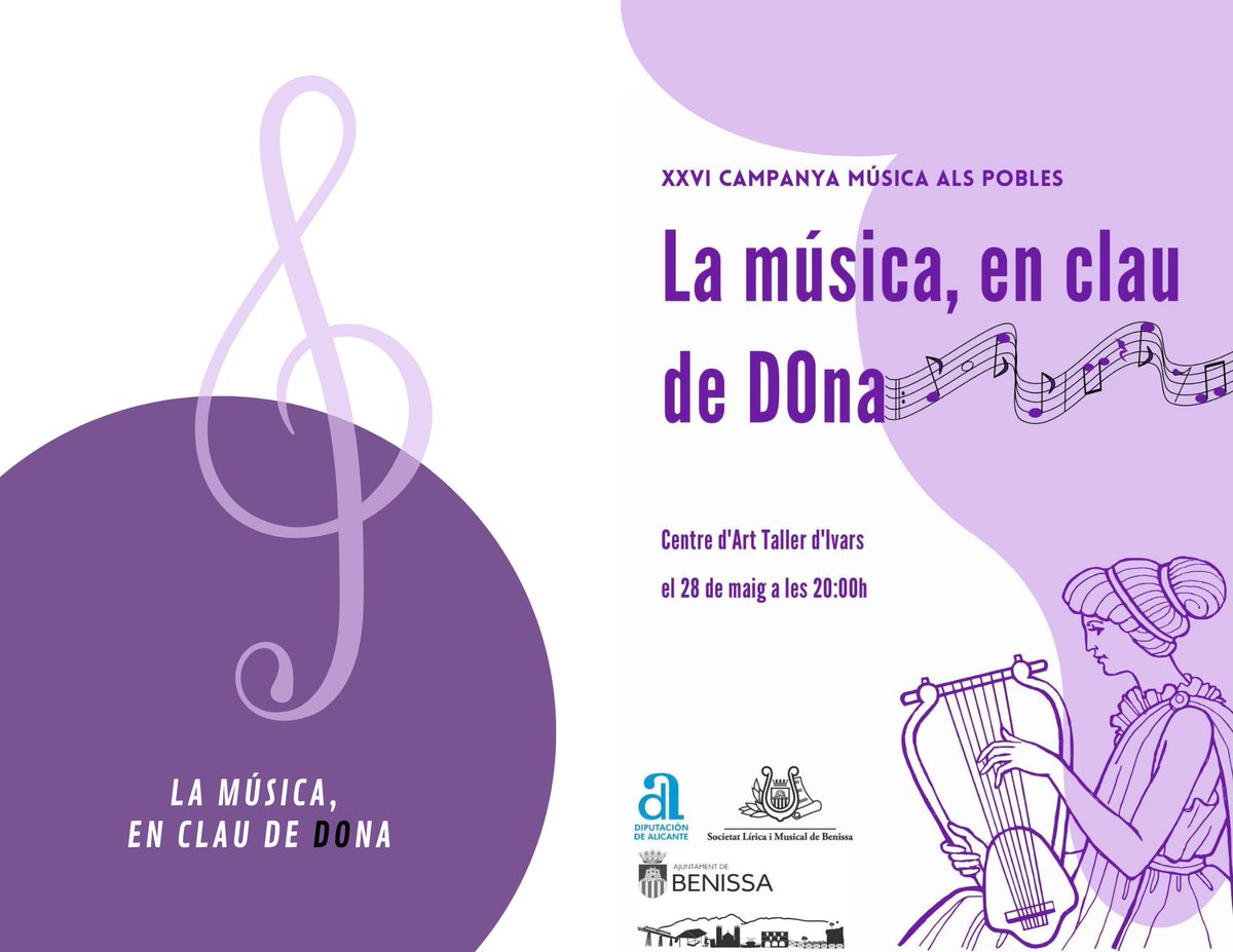 bandadebenissa's tweet photo. No cabem de l’emoció de mostrar-vos tot el que hem preparat 🤩.
Ací vos deixem el programa. Fins demà!
#LaMúsicaEnClauDeDOna #BandaDePoble #SomLaBanda #BandaDeBenissa #MúsicaDeBanda #SLMBenissa #Igualtat https://t.co/WV2ynYhvzk