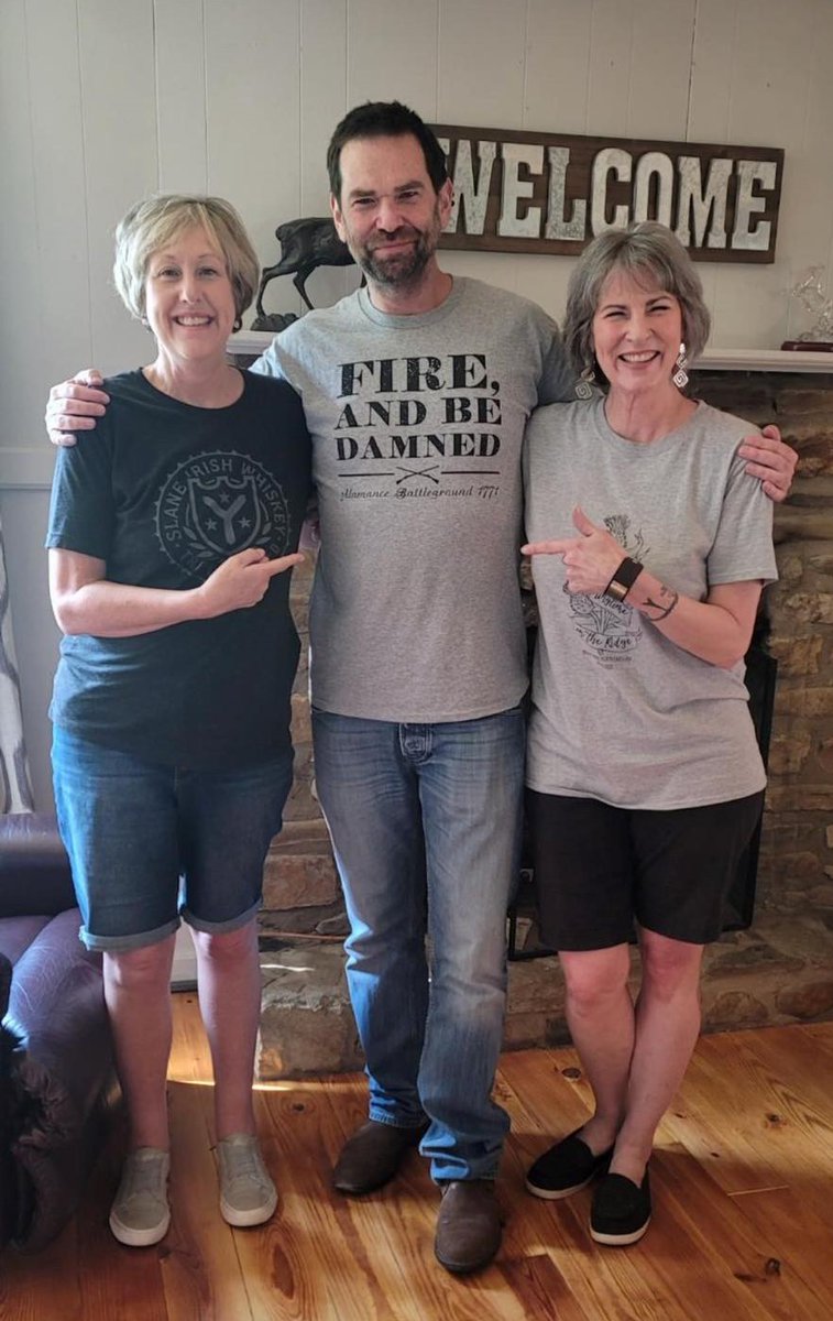 🌄Outlander NC🌄 (@outlander_nc) on Twitter photo Murtagh might not be too thrilled about Duncan sporting this tee from <a href="/Alamance_1771/">Alamance Battleground State Historic Site</a>! <a href="/RikRankin/">Richard Rankin</a> y'all can do some twinning now! @NCSassTours #frasersridge2022 #murtagh #battleofalamance #outlander #nchistory Murtagh might not be too thrilled about Duncan sporting this tee from <a href="/Alamance_1771/">Alamance Battleground State Historic Site</a>! <a href="/RikRankin/">Richard Rankin</a> y'all can do some twinning now! @NCSassTours #frasersridge2022 #murtagh #battleofalamance #outlander #nchistory