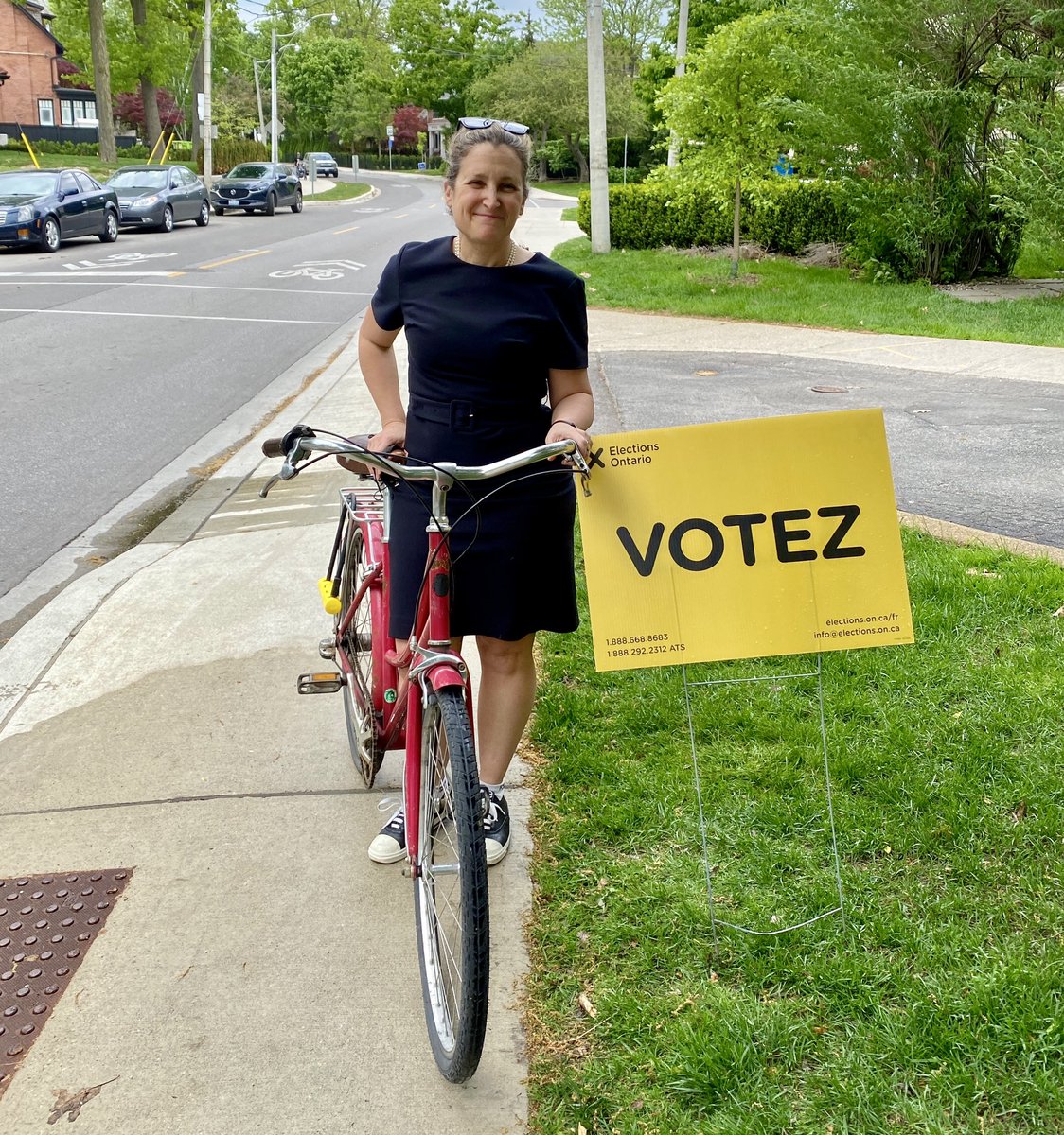 Yesterday I voted at an advance poll in Ontario, and you should too! Have your say! #OnPoli