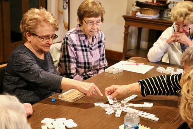 twoholymartyrs's tweet photo. Our weekly Super Club had some fun this week  socializing at St. Rene. The Super club is one of the foundation blocks of the parish. Member are active volunteers, giving of their time  through their fellowship and community. They have taught many what faith in action looks like! https://t.co/HQW5QOtkRK