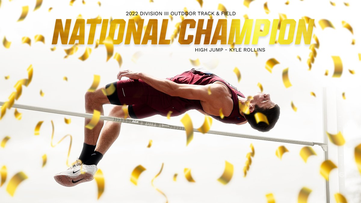 SJF Cardinals (@fisherathletics) on Twitter photo THREE-PEAT!
Kyle Rollins, one of the best jumpers in <a href="/NCAADIII/">NCAA Division III</a> history, won his 3rd consecutive outdoor high jump national championship on Friday afternoon #GoFisher #d3tf THREE-PEAT!
Kyle Rollins, one of the best jumpers in <a href="/NCAADIII/">NCAA Division III</a> history, won his 3rd consecutive outdoor high jump national championship on Friday afternoon #GoFisher #d3tf
