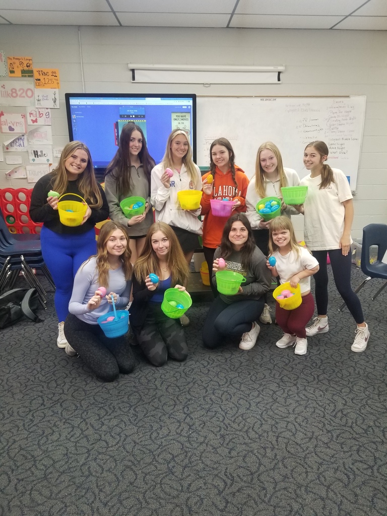The BHS leadership student provide every student with an Easter Egg filled with candy.  Some eggs also had coupons for free Chick fil A sandwiches.
#bhsbecomingalegacy