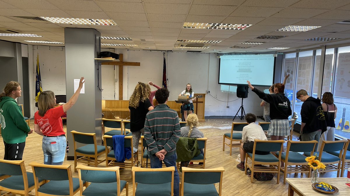 This evening it has been a privilege to host the #Falmouth Christian Union for a time of worship through song and prayer.

Andrew &amp; Nicola personally want to thank the students for encircling us in prayer for our forthcoming move to London.

<a href="/UCCF/">UCCF: The Christian Unions</a> <a href="/FalmouthCU/">FalmouthCU</a> #thesalvationarmy