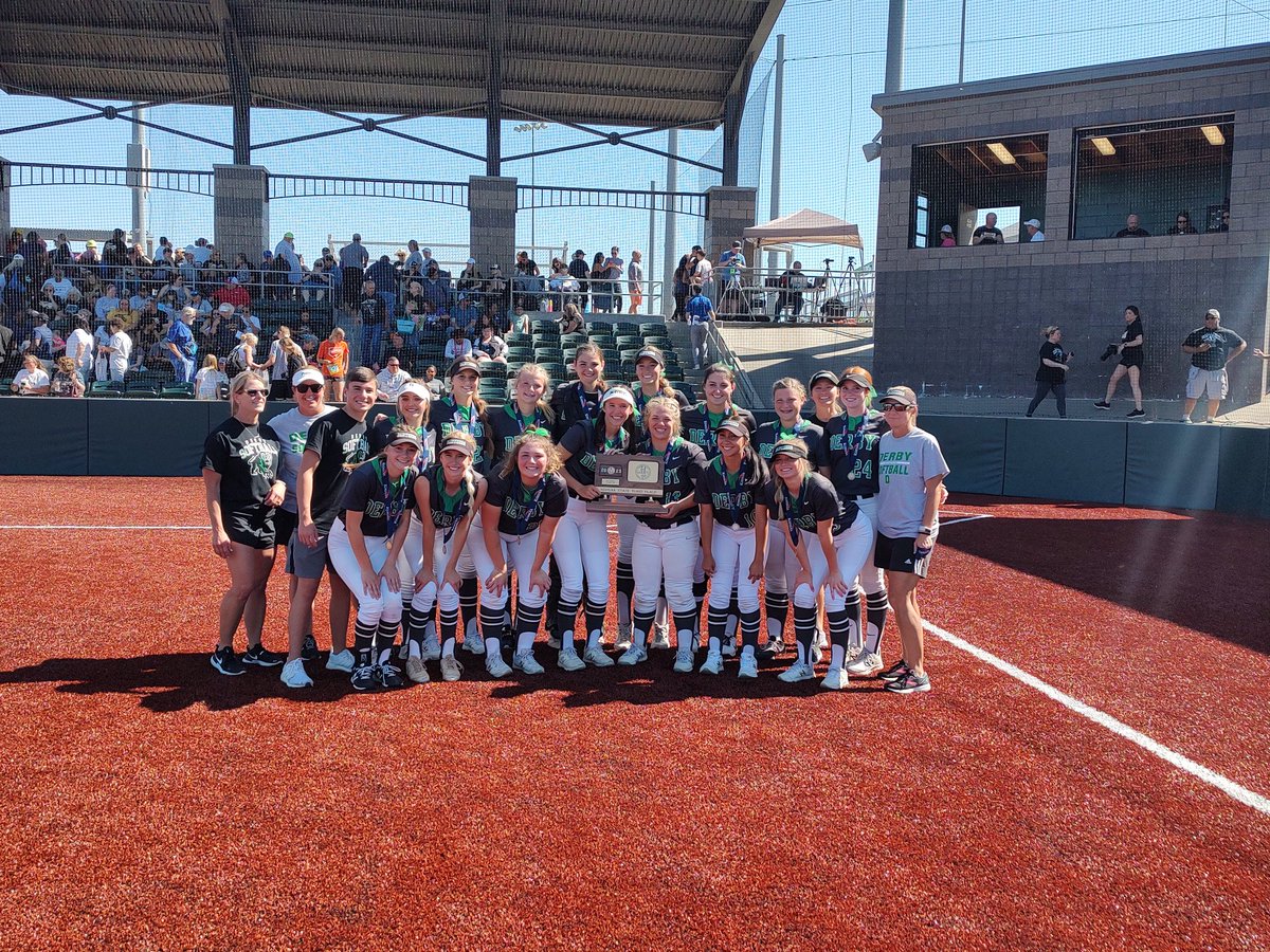 KSHSAA's tweet photo. Congrats to the Derby Panthers on their 3rd place finish in 6A softball. https://t.co/DJHnNxhXVU