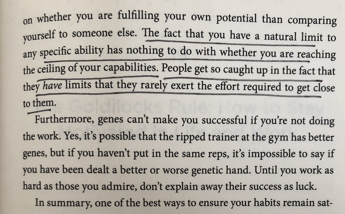 robkhenderson's tweet image. “People get so caught up in the fact that they have limits that they rarely exert the effort required to get close to them.” amzn.to/3eKu26n