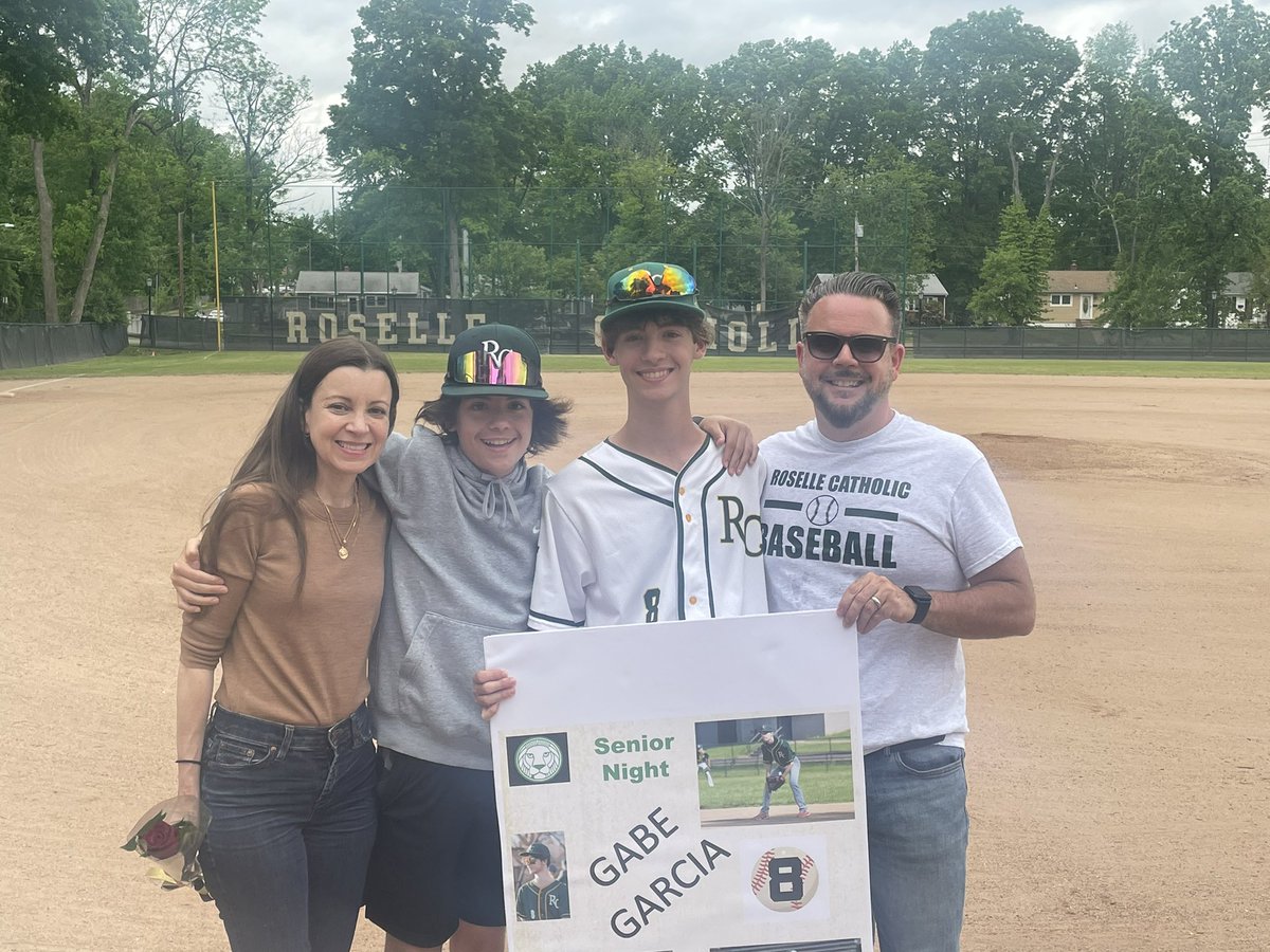 RCLionsDen's tweet photo. Unfortunately the storm wouldn’t hold off for the game to finish, but congratulations to @_RCLionsBase ‘s seniors Gabe Garcia, John Owens, Tyler Neain and Dan Keane along with manager Genesis Urena Guzman.  #GoLions https://t.co/BKKjHBbZzE