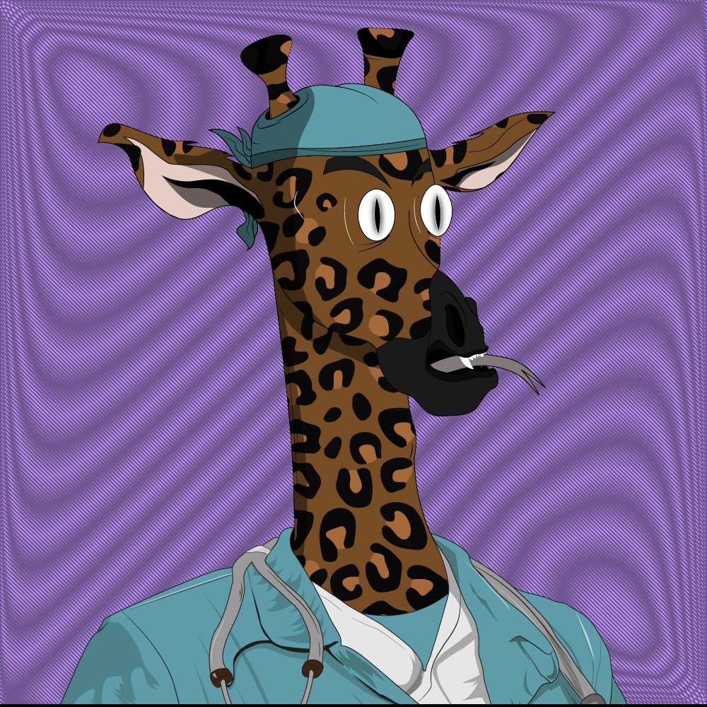 GiraffeNero's tweet photo. Our doctor giraffe has been sold 🔥Thank you very much @DavidAlbertoFu3 for supporting our project. We are growing day by day🙏🚀

To access other Giraffe Nero drawings🦒
https://t.co/Q7H92wrqaS

#NFTCommunity #NFT #cro #nftcollector #NFTCollection #nfts #cryptocomnft #FFTB https://t.co/if4a3bCwT0