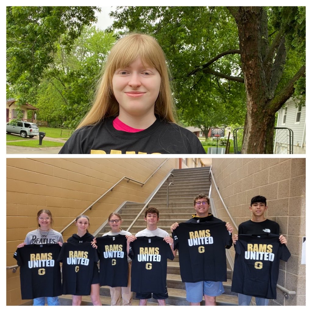 Congratulations to these students of the week on the last week of school. Maysen, Fran, Kaitlin, Sydney, Blaine, Logyn and Hunter. Thanks for making the school amazing. Have a safe and exciting summer. #RAMSUNITED
