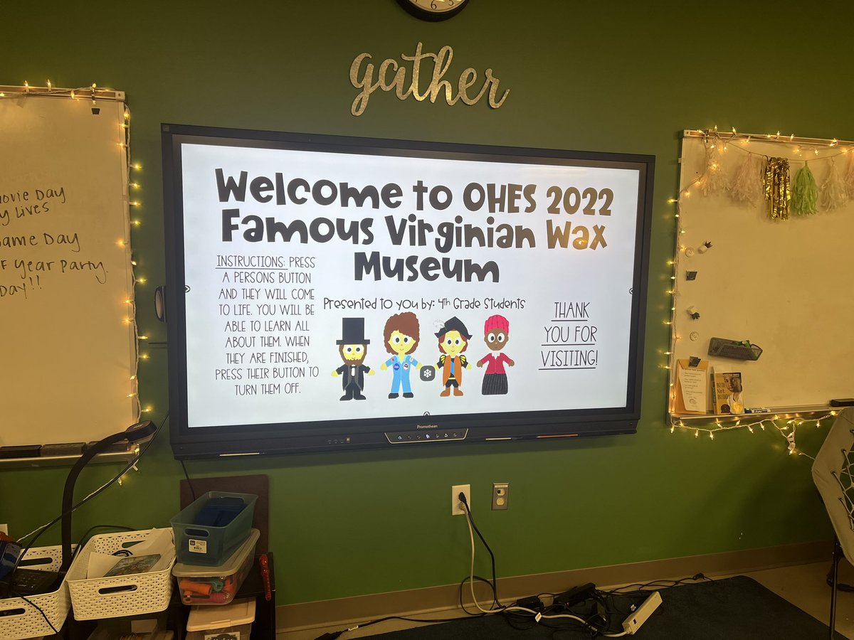 Enjoyed visiting Mrs. Johnson’s 4th grade class for their famous Virginian wax museum! Thanks for having us! @teachtijerina <a href="/OldHundredES/">Old Hundred Elementary School</a>