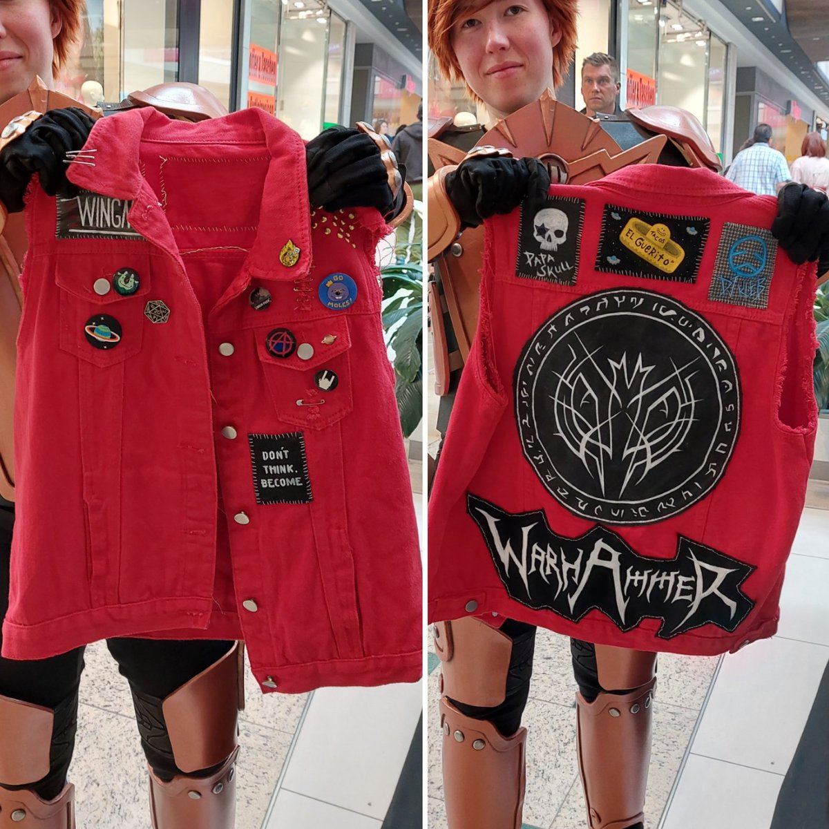 schildwand's tweet photo. And this Punk Toby vest! 😱❤️❤️ https://t.co/ZqzSDzQ2qo