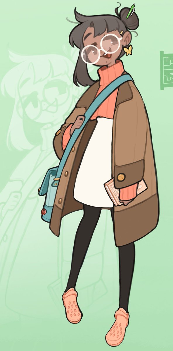 Tealst_'s tweet image. Haven't drawn a lot lately, but I'm not gonna let that stop the art train 🫡