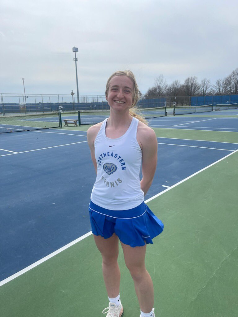 HSE_Tennis's tweet photo. Congratulations to Meghan Slaninka and Misha Bukkasagaram for being named to the academic all state team. Way to get it done on and off the court. #smartgirlsrule. @HSEAthletics https://t.co/zJD0hcatse