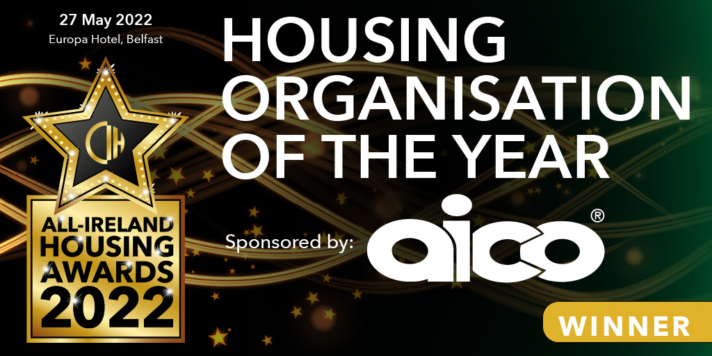 Congratulations <a href="/RadiusHousing/">Radius Housing</a> you are the #CIHAllIrelandAwards Organisation of the Year 2022, with their project The Radius Way. Thanks to <a href="/Aico_Limited/">Aico</a> for sponsoring this award!