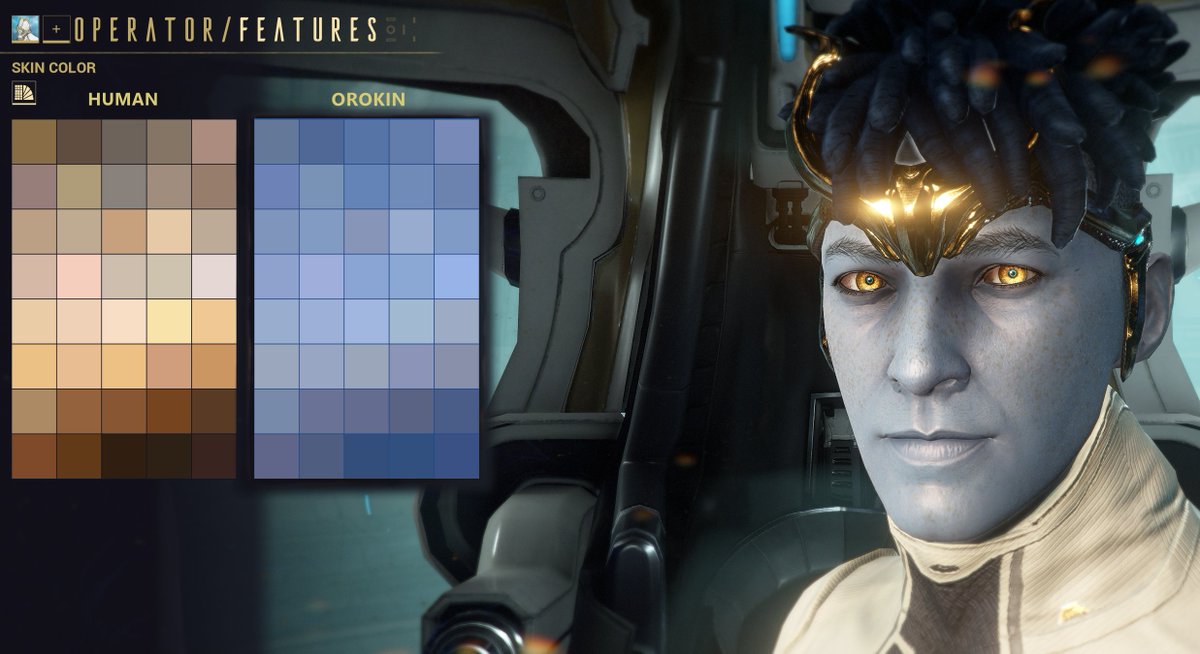 Lua_Luminary's tweet photo. Quick concept. @rebbford @sj_sinclair @PlayWarframe #tennocreate  As a lore nerd, I think allowing full skin tone customization could lead to some fashion nightmares; however, I believe there is room for you to open up some lore-accurate skin tones for further customization.⬇️ https://t.co/Mug2PKSrpk