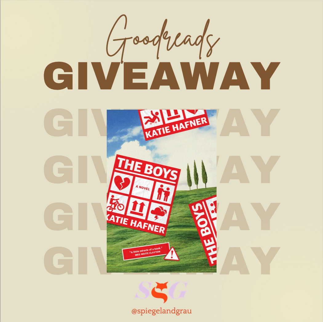 New #giveaway! Your chance to win @katiehafner’s “tender and emotionally intelligent” (@_MariaSemple) #theboysbook on @Goodreads: goodreads.com/giveaway/show/…