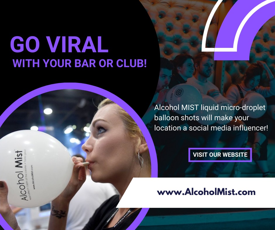 Introduce a new and fun way of serving alcohol using Alcohol MIST system designed for high volume commercial use and the unique experience it creates can make it a lucrative addition to any bar or club.

Learn more: 🌐 🎈
alcoholmist.com