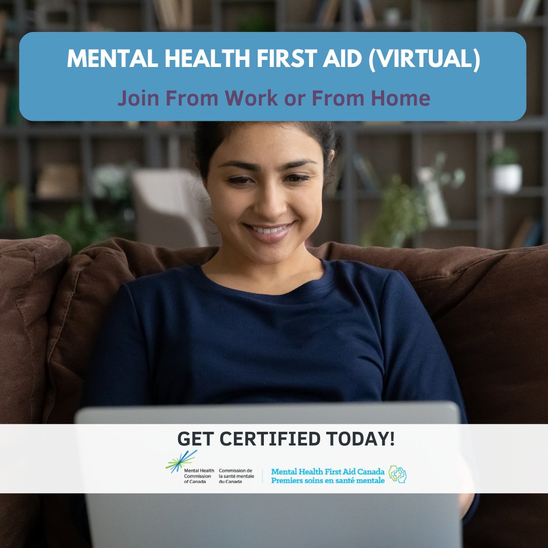 Last call for Mental Health First Aid (virtual) June 1 &amp; 2 
from 1:30 - 4:45 Pacific Time
#Vancouver #Victoria #BritishColumbia #mentalhealth #workplacewellness #humanresources 

alisonbutler.ca/product-page/j…