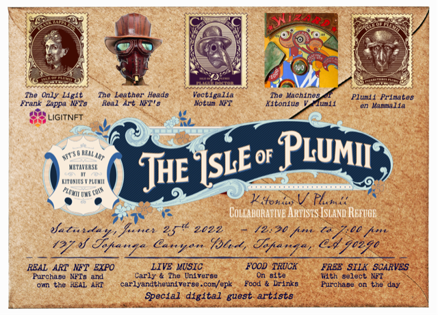 You're invited to see the Isle of Plumii come to life! Visit isleofplumii.io to request your ticket!

#isleofplumii #kitoniusvplumii #realartnft #isleofplumiinft #NFT #nftart #raredigitalart #steampunknft 
<a href="/ligitpro/">MAGDOLL.eth</a> <a href="/supremekong/"></a>  <a href="/ATSNFT/">Apes Together Strong NFT</a> <a href="/Steampunk_T/">𝐒𝐭𝐞𝐚𝐦𝐩𝐮𝐧𝐤 𝐓𝐞𝐧𝐝𝐞𝐧𝐜𝐢𝐞𝐬</a> <a href="/steampunkjnkies/">SteampunkJunkies</a>