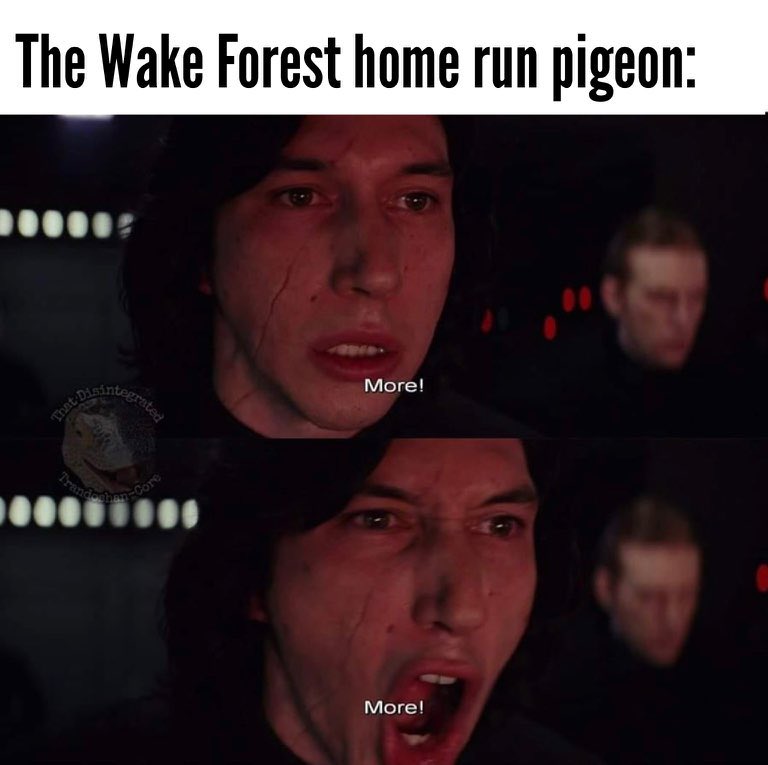 Wake Forest with 4 homers in the 6th