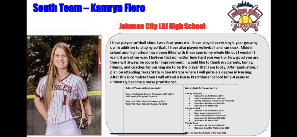 🚨🥎SOUTH TEAM Fans‼️ Let’s get some shout outs 📢 to these hard-working ladies &amp; this team. Lets honor them and celebrate their accomplishments.  All Star Game 💥 June 8th 7pm @ Dripping Springs HS #LetsGoSouthTeam <a href="/FlxAtx/">FLX ATX</a> <a href="/TexasRadioNet/">Texas Radio</a> <a href="/varsity_news/">Varsity News</a> <a href="/VypeATX/">VYPE Austin</a>