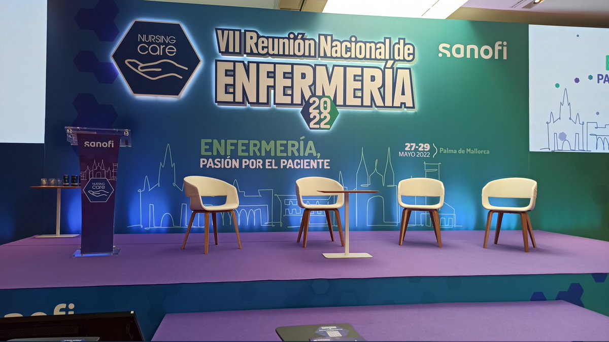 PicaMarta's tweet photo. Reunión Nacional de Enfermería en Mallorca, comenzamos la tarde... https://t.co/E9HSHhShhn