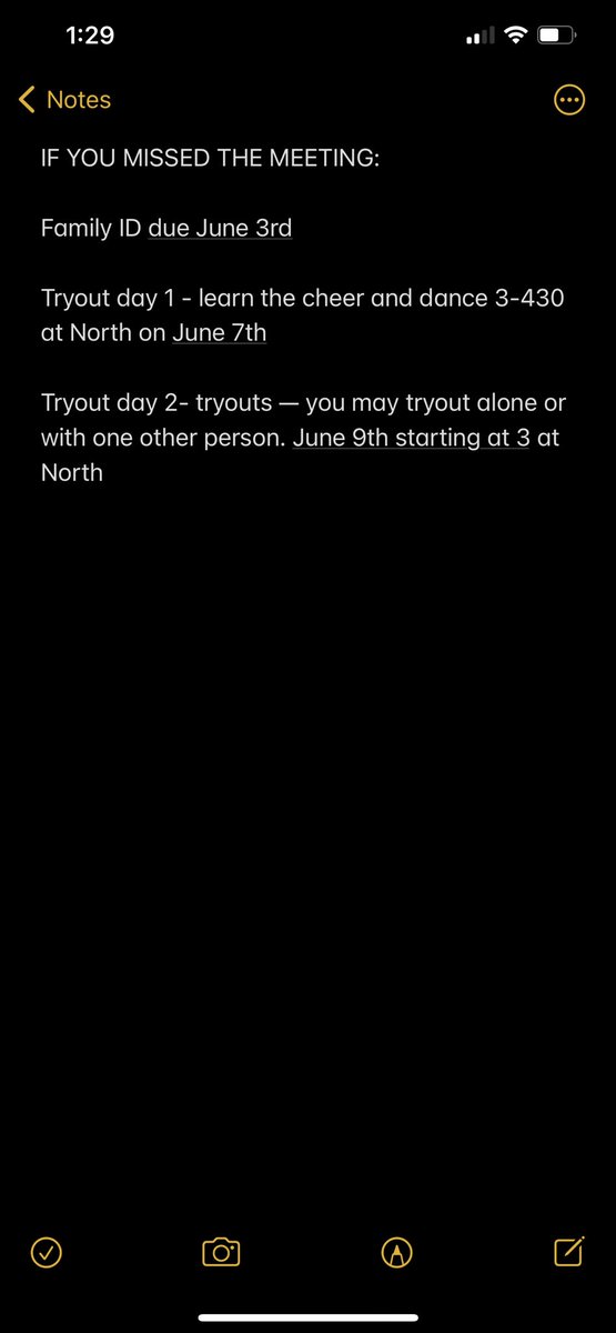 TRYOUT INFO. 🧡🖤🦁