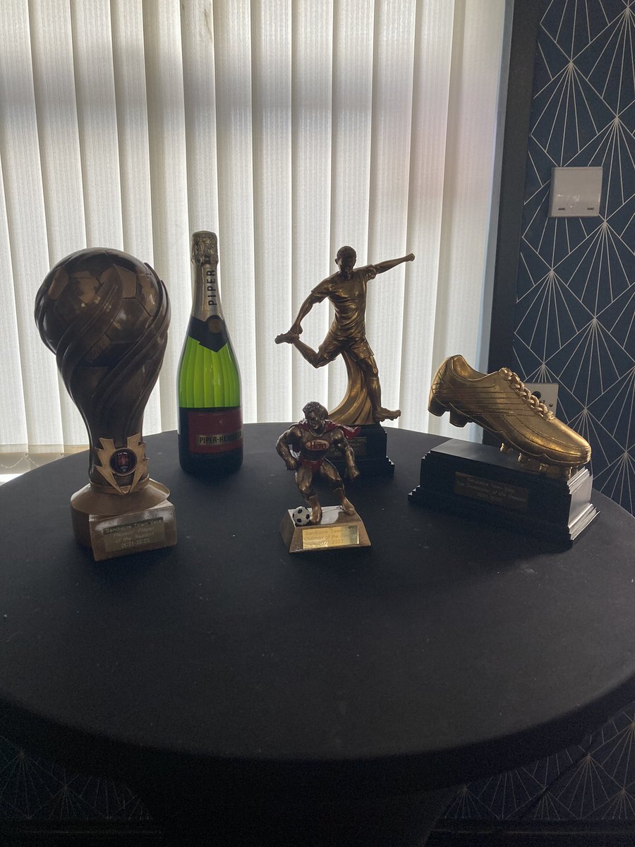 vets_town's tweet photo. Presentation night ready ⚽️ up the old saints https://t.co/mFL20bV6V1