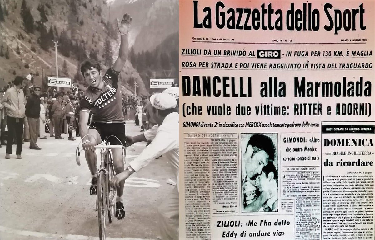 mariocancel58's tweet photo. Giri d'Italia ne ho visti tanti: Il Giro e la Marmolada ( seconda parte).1970: il t... https://t.co/hYRPg0QVdY 

@giroditalia #raigiro #ciclismo #cyclisme #cycling #micheledancelli #marmolada https://t.co/FVQdpJPqoh