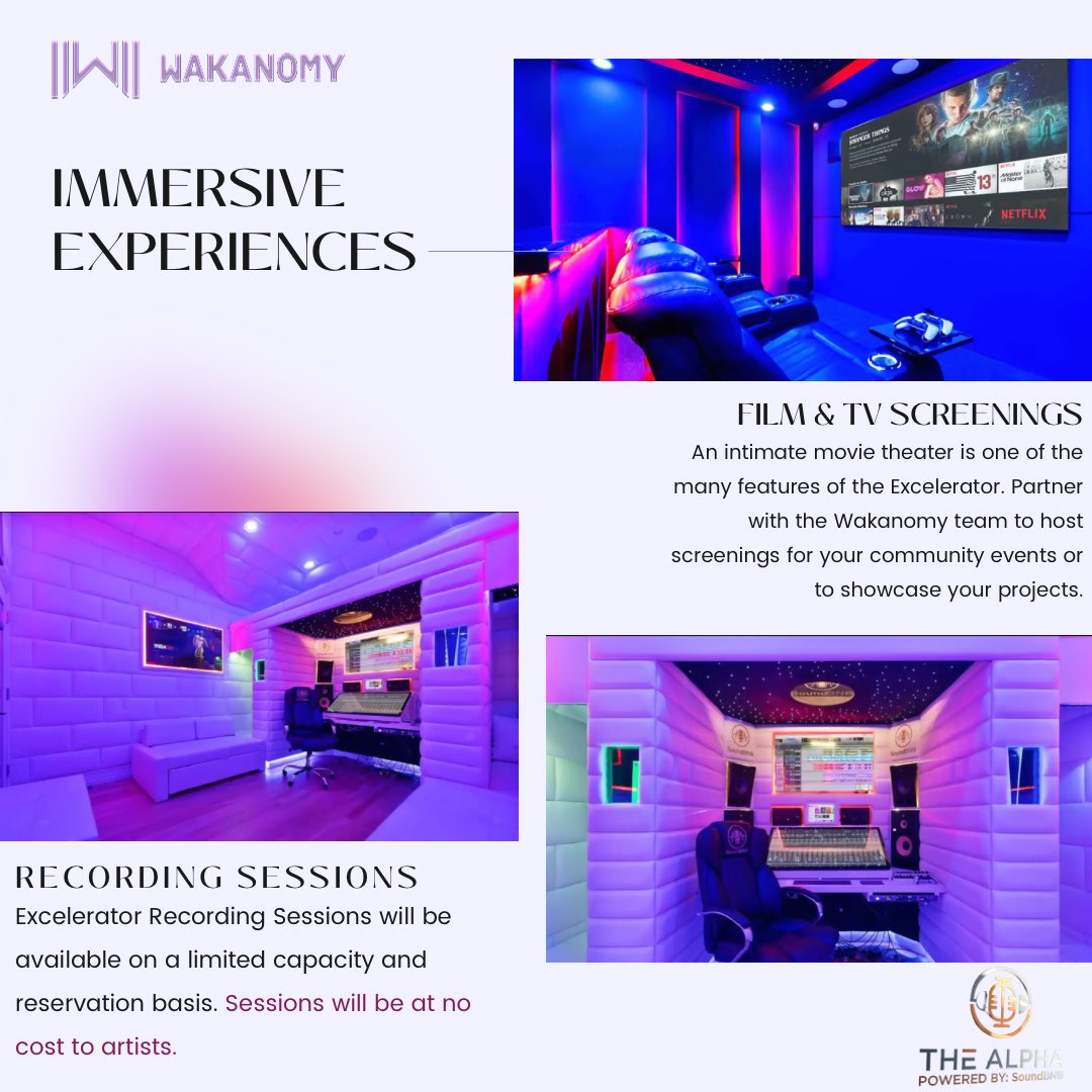 We are thrilled to finally announce our #NFTNYC event space:

Wakanomy Excelerator 
June 20-23 • Harlem, NY

IRL events can get overwhelming, we wanted to provide a space where people can come to recharge &amp; reset, but also a space to collaborate &amp; create.

Stay tuned for more!