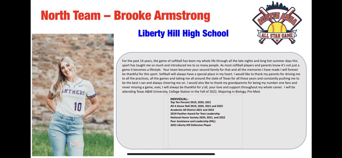 AustinAreaAllS1's tweet photo. 🚨🥎NORTH TEAM Fans‼️ Let’s get some shout outs 📢 to these hard-working ladies &amp; this team. Lets honor them and celebrate their accomplishments.  All Star Game 💥 June 8th 7pm @ Dripping Springs HS #LetsGoSouthTeam @FlxAtx @TexasRadioNet @varsity_news @VypeATX https://t.co/keHDRVm1h7