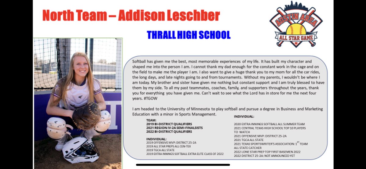 🚨🥎NORTH TEAM Fans‼️ Let’s get some shout outs 📢 to these hard-working ladies &amp; this team. Lets honor them and celebrate their accomplishments.  All Star Game 💥 June 8th 7pm @ Dripping Springs HS #LetsGoSouthTeam <a href="/FlxAtx/">FLX ATX</a> <a href="/TexasRadioNet/">Texas Radio</a> <a href="/varsity_news/">Varsity News</a> <a href="/VypeATX/">VYPE Austin</a>