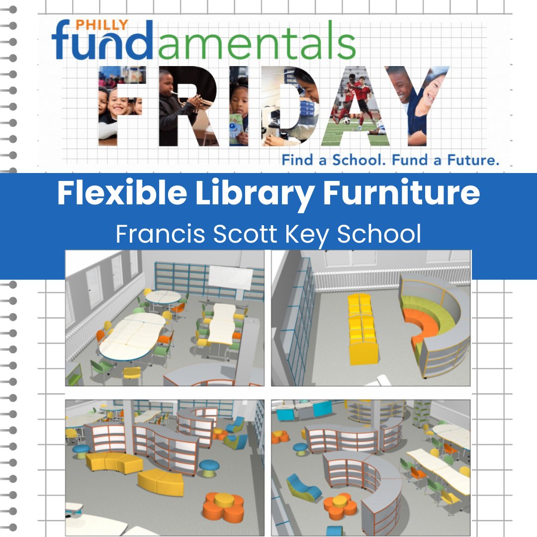 fundPHLschools's tweet photo. Our students deserve the best! Help @KeySchoolPHL create a school library to serve as both a welcoming space that students are excited to spend time in and a community hub for their families: https://t.co/ycwuZqqsiK https://t.co/oqsjCJemx8