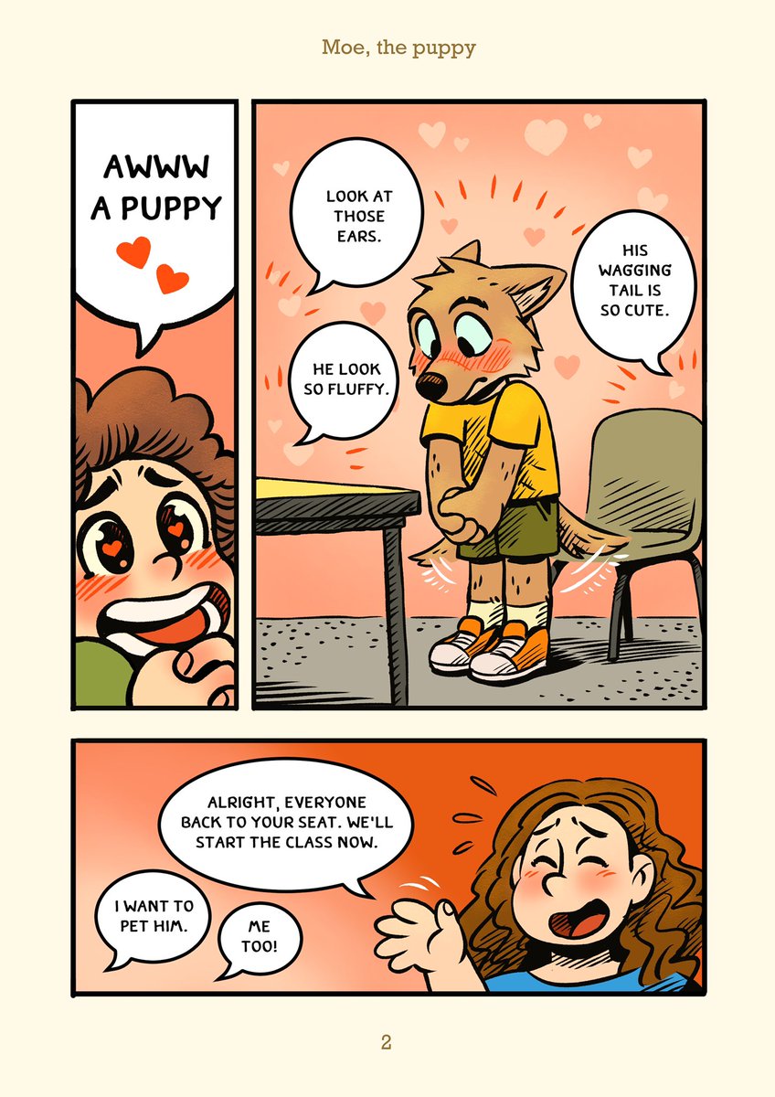 saran_kit's tweet photo. Wolf’s first crime.

Moe the puppy
(Page 1-2)

#TheBadGuys #fanart #comic https://t.co/zlvyiBP3re
