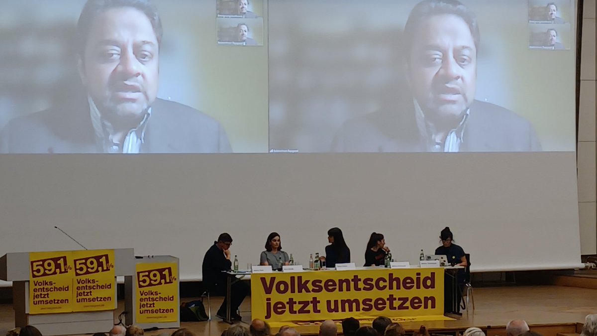 test Twitter Media - Via Zoom UN Special Rapporteur Balakrishnan Rajagopal speaks at the property exproptiation conference in Berlin. Demands inclusion of the Right to Housing into the German constitution. Criticizes treatment of the referendum. #socialisehousing https://t.co/Yi2U93KCwh