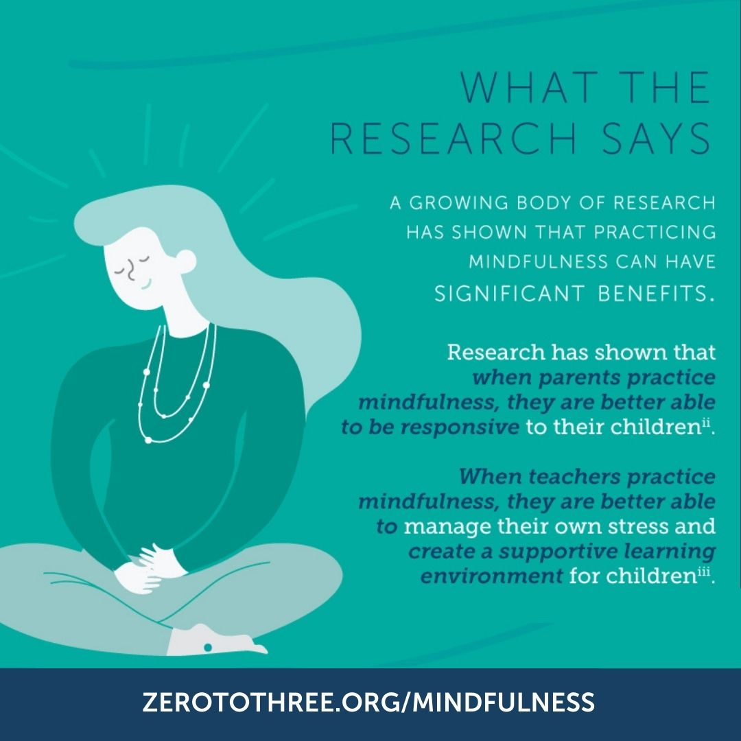 After an emotional and devastating event, #mindfulness practices can help both adults and children restore calm. Explore mindfulness and #selfcare practices for both professionals and families: zerotothree.org/mindfulness
