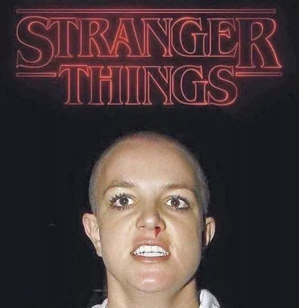 Ravanabhinav's tweet photo. If Britney Spears was cast as Eleven…
 #sƃuᴉɥʇɹǝƃuɐɹʇs https://t.co/LcD4n43kAy