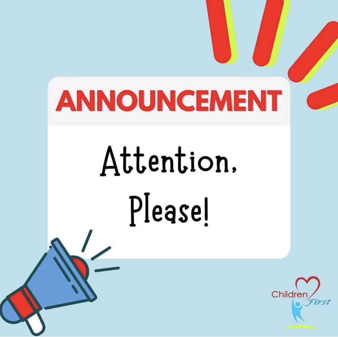 ChildrenFirstCC's tweet image. Please be advised- our internet and office phone lines are currently down. 

Our provider estimates we should be back up around 1:30pm. We will post updates if the outage continues.
