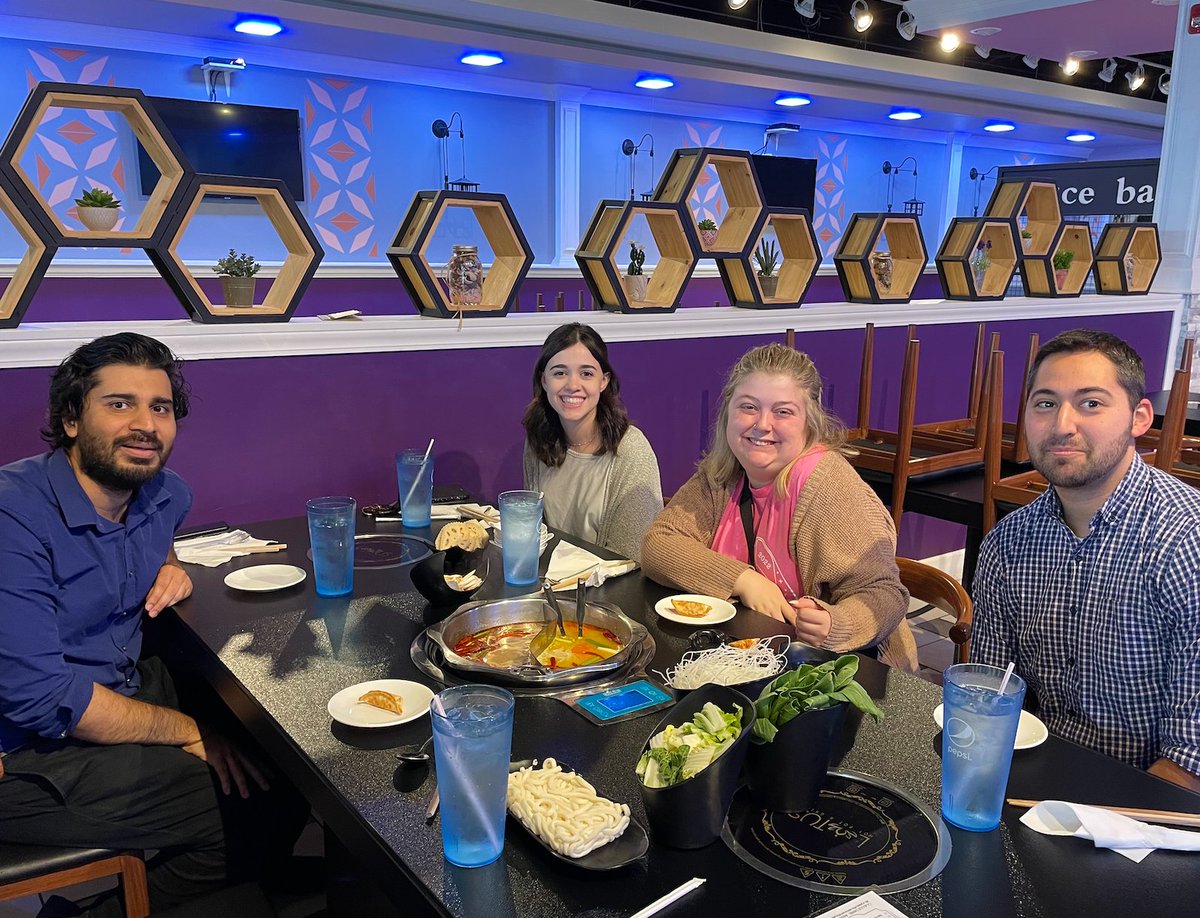 Had a great time trying Hot Pot for our traditional end of school year lunch. Celebrating the amazing accomplishments of this crew, saying goodbye to our EdS interns, and preparing our PhD students for their summer clinical rotations. #schoolpsychology #internship #appic