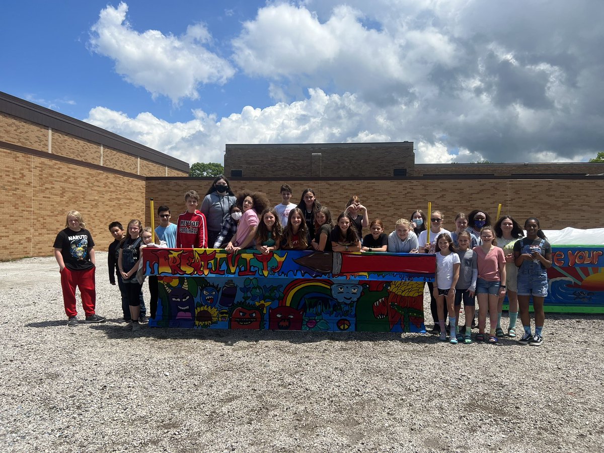 Debbie Watson (@dwatsartclass) on Twitter photo Paint the plow is finished! Thanks to our 6th grade artists that did such a great job and put in so much time and effort. It looks amazing and they should be proud. <a href="/RVictorART/">Mrs. Victor</a> <a href="/DFioreArt/">Donna Fiore</a> <a href="/NMeyerArt/">Nick Meyer</a> <a href="/MrDwyerMentor/">Tommy Dwyer</a> <a href="/HooseSMS/">Mrs. Hoose</a> Paint the plow is finished! Thanks to our 6th grade artists that did such a great job and put in so much time and effort. It looks amazing and they should be proud. <a href="/RVictorART/">Mrs. Victor</a> <a href="/DFioreArt/">Donna Fiore</a> <a href="/NMeyerArt/">Nick Meyer</a> <a href="/MrDwyerMentor/">Tommy Dwyer</a> <a href="/HooseSMS/">Mrs. Hoose</a>