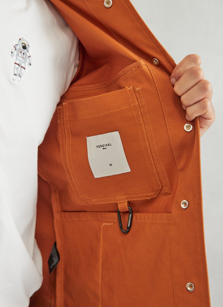 _Percival's tweet image. Fans of both style and practicality, our Utility Jacket is for you. More useful pockets than you can shake one of those pens that's also a tape measure and a spirit level at.

Shop Here: percivalclo.com/products/utili…

#percival #menswear #utilityjacket