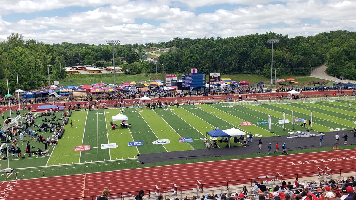 It's game time! Class 5A State Track and Field Championships are rolling! #Huskytandf