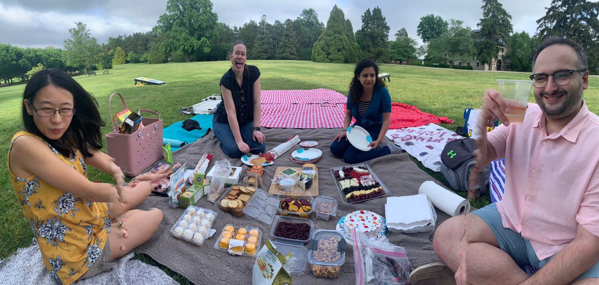 Our DEI committee planned a picnic yesterday! Good people, cheese 🧀 and 🍷wine! What more can you ask for? 💁‍♀️