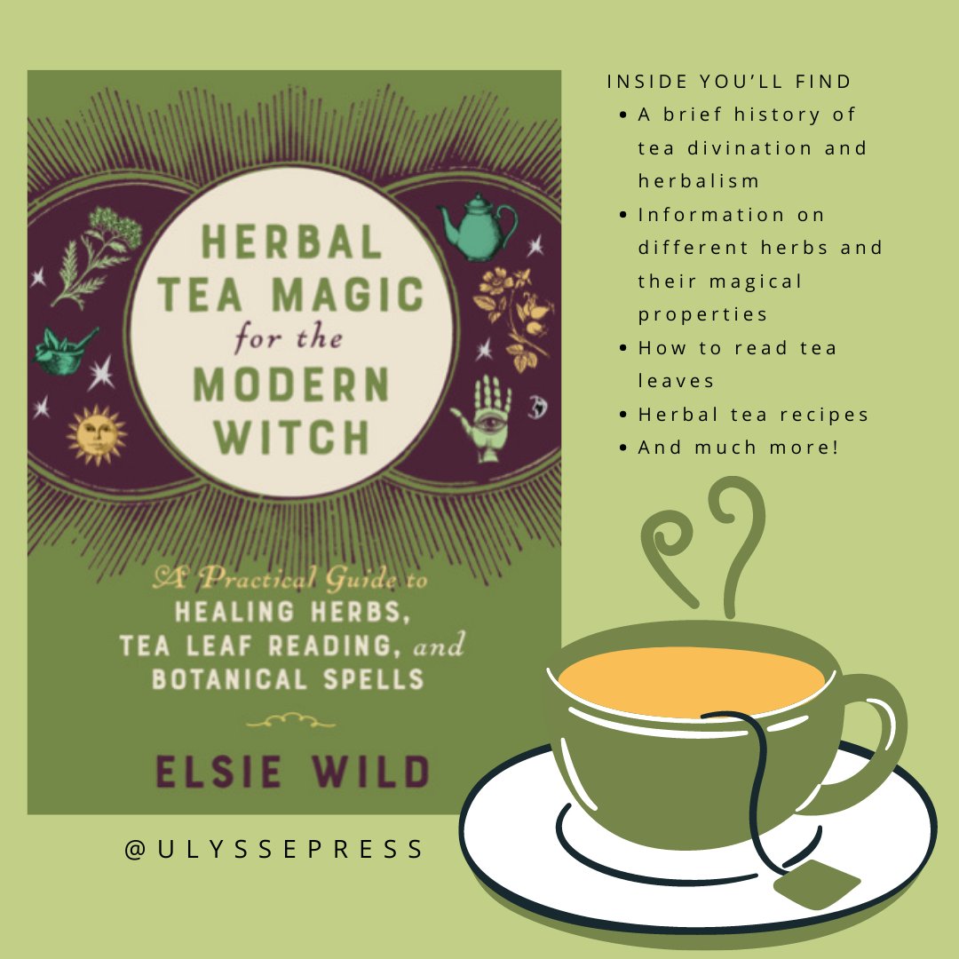 UlyssesPress's tweet image. Herbal Tea Magic for The Modern Witch is a great book to help you uncover your destiny 🤩

Check it out at ow.ly/EYja50J4yhR
.
.
.
#herbaltea #herbalteamagic #modernwitch #witchesofinstagram #teamagic #brujas #spiritualitybooks #teareadings #tealeaveereadings