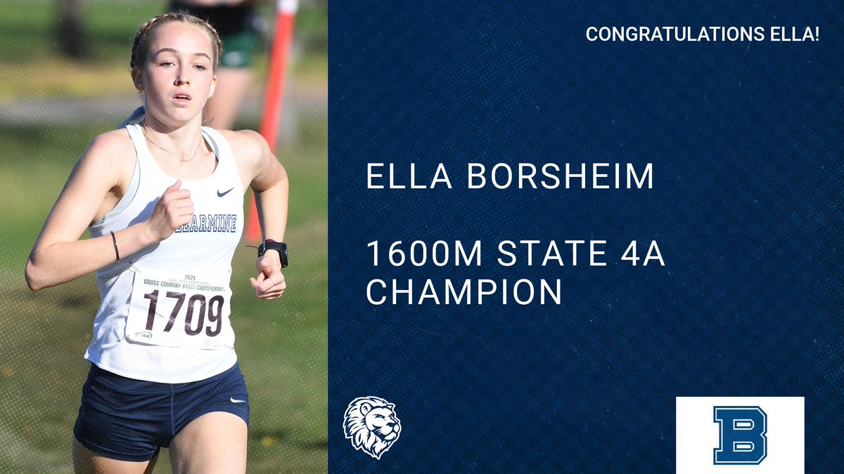 Ella Borsheim adds the 1600m state 4A race to her two state XC titles in the first state track and field championship since her freshman year.