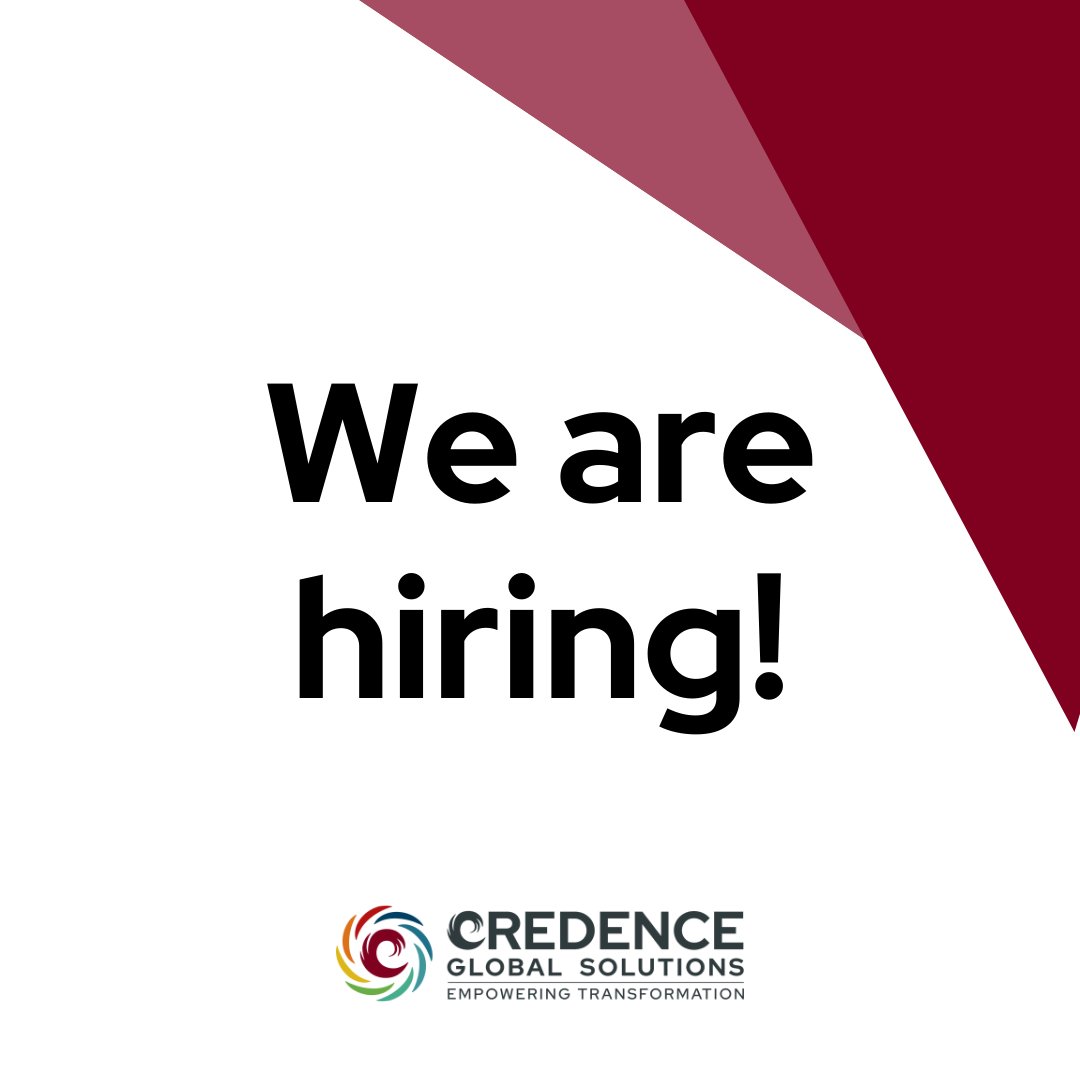 credencegs's tweet photo. Are you experienced, highly motivated, and passionate about delivering exceptional results? You may be a great fit for our team! We are hiring for multiple positions. Click the link to learn more and apply.   

https://t.co/P1k28Jt6VD https://t.co/9s6Orl6rRt