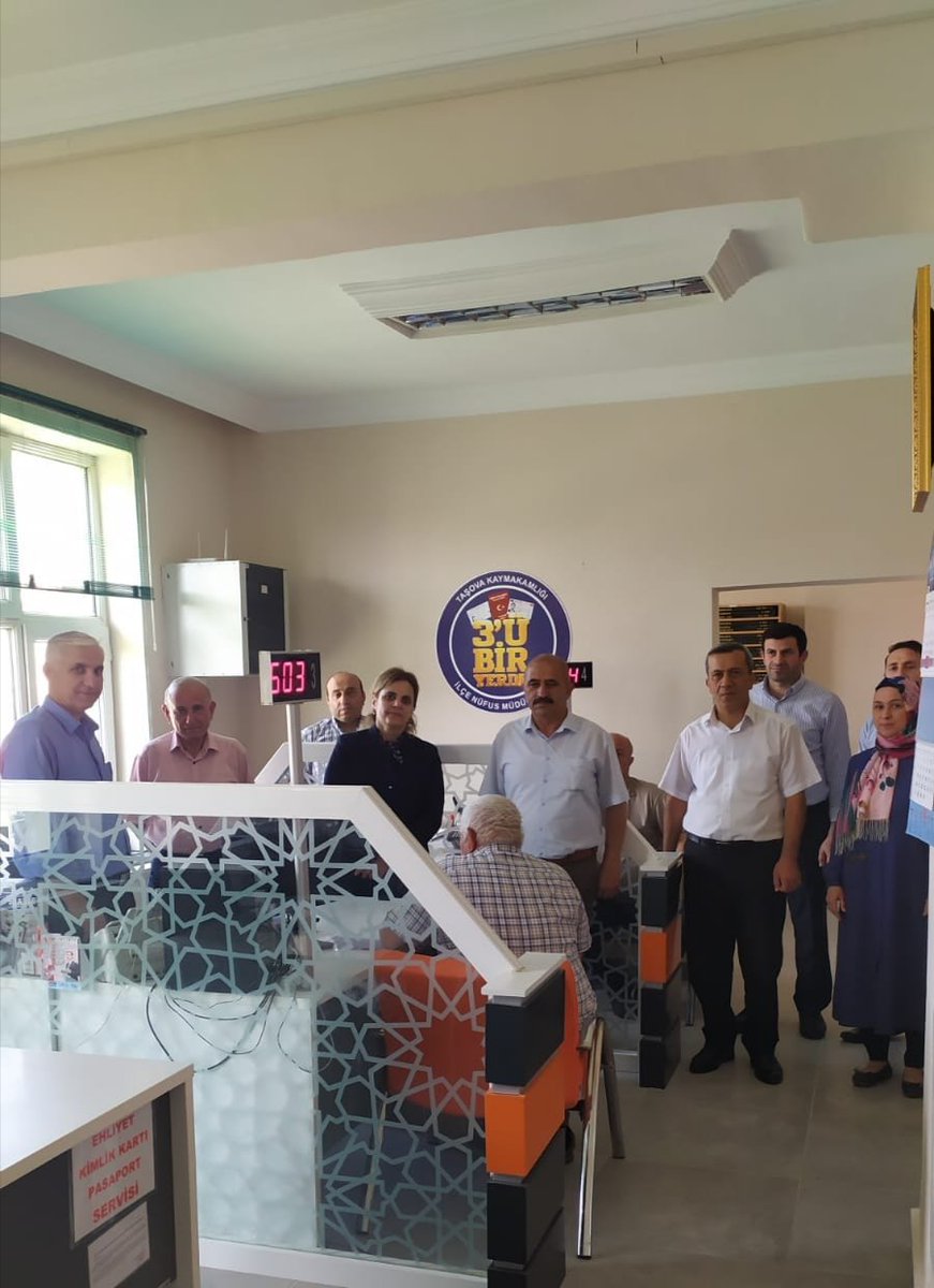 Bugün Taşova İlçe Nüfus Müdürlüğümüzde <a href="/tasovanufus/">TAŞOVA İLÇE NÜFUS MÜDÜRLÜĞÜ</a> 
incelemelerde bulunduk.
#NüfusAilesi
#hayatınızınheranında