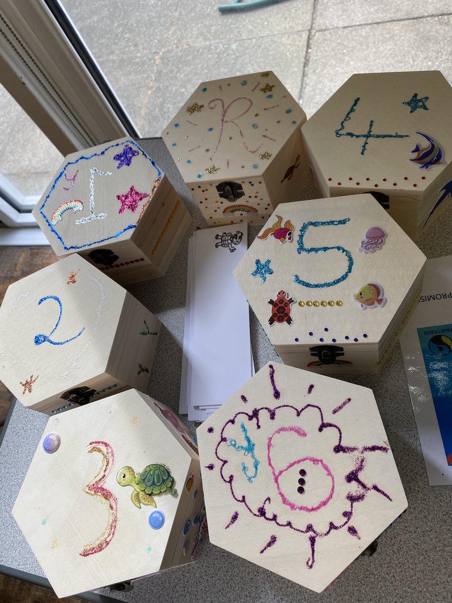 ValewoodPrimary's tweet photo. Our #WellbeingBoxes were shared in assembly. These were made by our Team 6 Friendship Ambassadors and one is now in each class. Mrs Mitchell shared a couple of comments from the Team 2 box…one is about me! 💕☺️ Thank you George! (P.S. Lovely handwriting too!) x https://t.co/n5z1bevC05