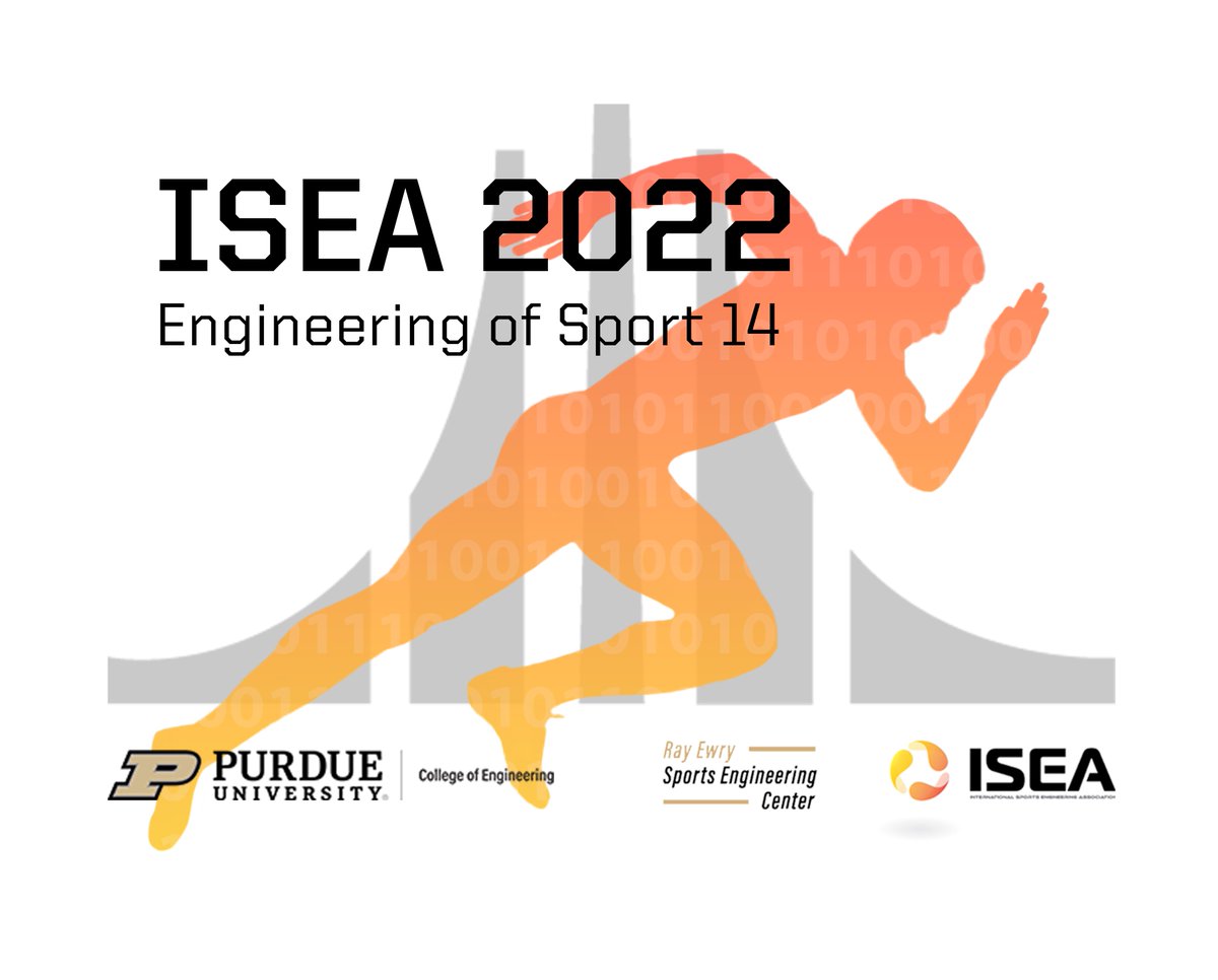 PurdueEngineers's tweet photo. The International Sports Engineering Association 2022 conference will be held at @LifeAtPurdue June 6-9 and include keynotes from @adidas, @FIFAcom, @Google and more. Register through May 31: https://t.co/DK3aY1keSD https://t.co/WUjHgFVulH